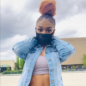 Bling Clear Heart Mask